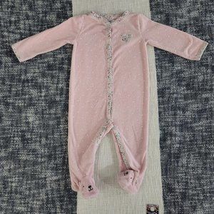 Carter's Heart Terry Cloth Pajamas (up to 9 months)